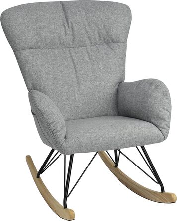 Шоукель-крісло Vielllliving для спальні, 150 кг, темно-сірий, Garu, 93.5x100x55 см