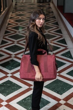 Сумка-органайзер Reisenthel Allrounder L Twist Maroon – універсальна для подорожей, роботи та відпочинку