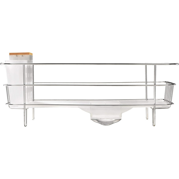 Сушарка для посуду Simplehuman KT1104 компактна, пластик, 5 років гарантії, нержавіюча сталь