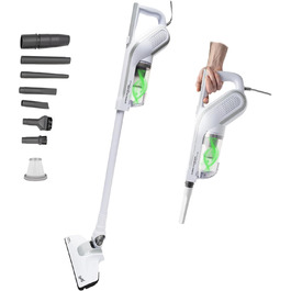 Пилсос GuterWal S14: 19,5 kPa, 1,7 кг, 1 л контейнер, 650 Вт, 5 м кабель. Ручний та підлоговий пилосос для дерева, плитки та килима