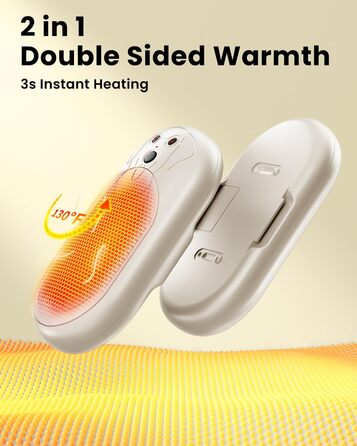 Електричний грієчка для рук Miaton 6000mAh - багаторазовий, портативний нагрівач для рук, кемпінг, подарунок