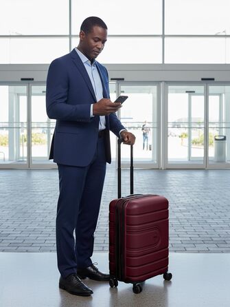 Набір валіз REDOLZ Hartschalen 3 шт. | Розширювані, з TSA-замком, з поліпропілену | S+ (55 см)