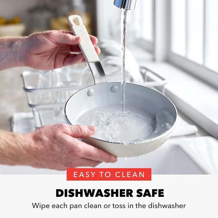 Набір посуду GreenPan x Bobby Flay 13 предметів: професійний алюміній, антипригарне покриття Ceramic, індукційний, безпечний для здоров'я