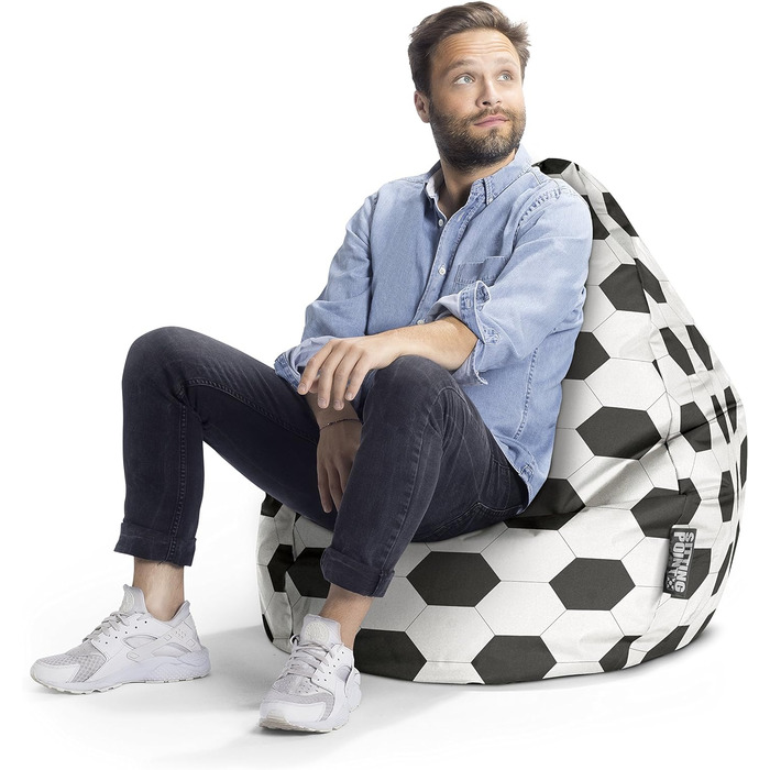 СИДЯЧА ТОЧКА від MAGMA Beanbag Football XL, приблизно 220 л