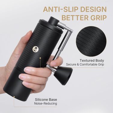 Кавомолка ручна TIMEMORE C5 ESP Pro, з регулюванням помелу, з металевим корпусом, для еспресо, моки, френч-пресу