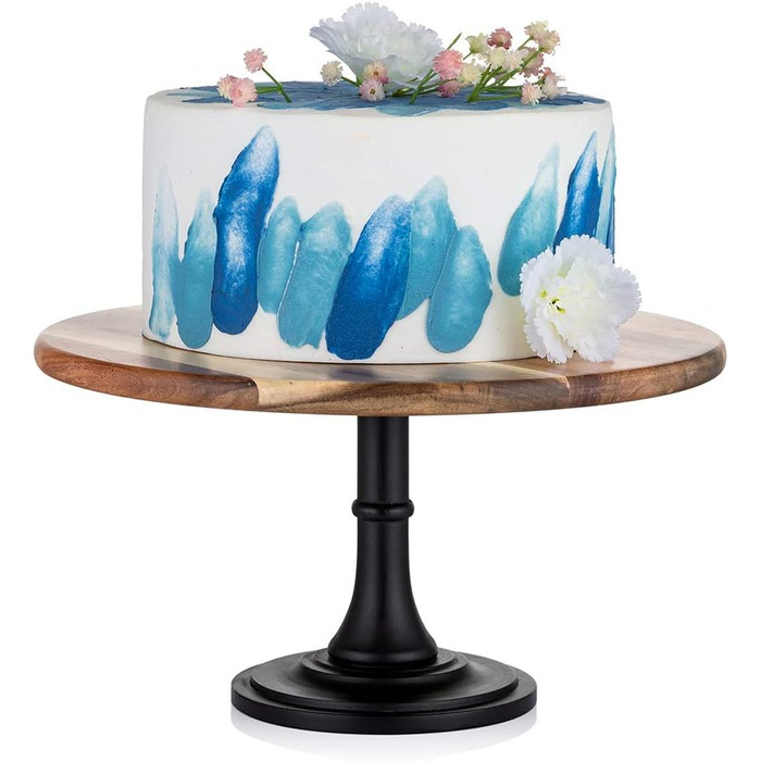 Підставка для тортів Nuptio Rustikaler: дерев'яна, діаметр 25 см, для весілля, дня народження, дитячого свята
