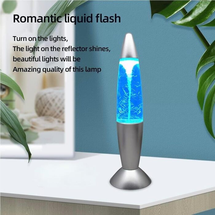 Лавова лампа CELLUSTOP Rocket Tornado Twist LED 35 см USB 6 кольорів