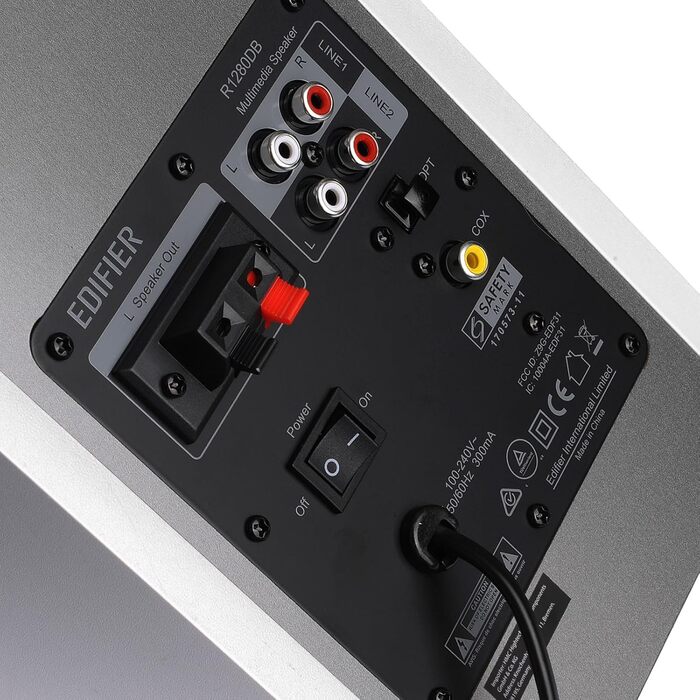 Edifier R1280T - Активні реглістрювальні колонки пара, 42 Вт RMS, Коричневий. Комп'ютерні колонки для ПК, студійний монітор, без Bluetooth та цифрових входів