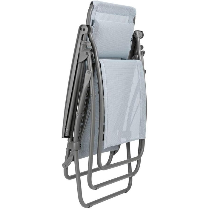 Крісло-шезлонг Lafuma Relaxsessel Zero Gravity R Clip - розкладне для тераси та саду, Batyline®, Франція (Himmelblau)
