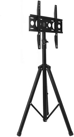 Штатив для телевізора YFLY: регульована висота, для плоских екранів 81-139.7 см, чорний