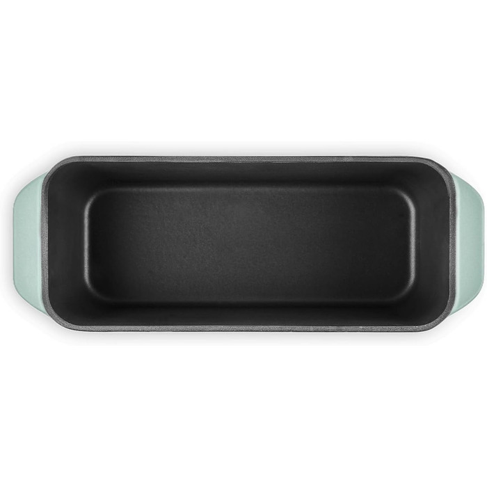 Форма для випічки Springlane з чавуну з кришкою 3L, емальована, для хліба, паштетів та запіканок, 33,5 x 13 см, м'ятного кольору