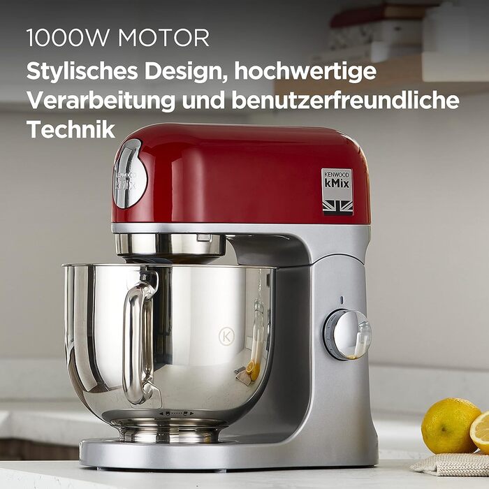 Кухонна машина Kenwood kMix KMX750BK, стандартного розміру, червона