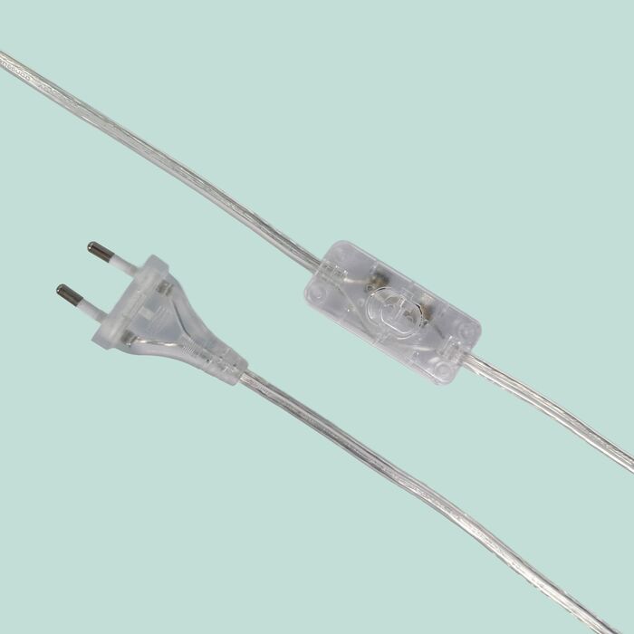 Лампа для столу Relaxdays зі скляною основою та тканинним абажуром