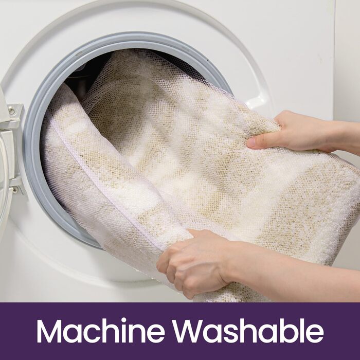 Килимок для ванної кімнати DEXI 61 x 92 см, антиковзаюча, миється, мікрофібра, вбираючий, бежевий