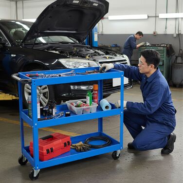 Робочий візок Relaxdays з 3 ящиками