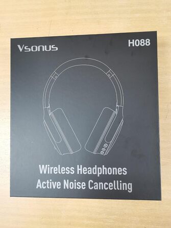 Навушники-вкладиші Vsonus H88 Bluetooth з шумозаглушенням, час відтворення 40 годин, HiFi баси, складні, зручні