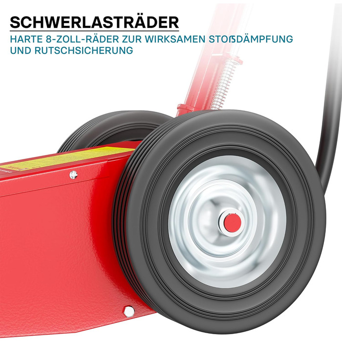 Гідравлічний домкрат Wiltec Rangierwagenheber 3т, підйом 13,5-40 см для авто, позашляховиків, кемперів - компактний та міцний