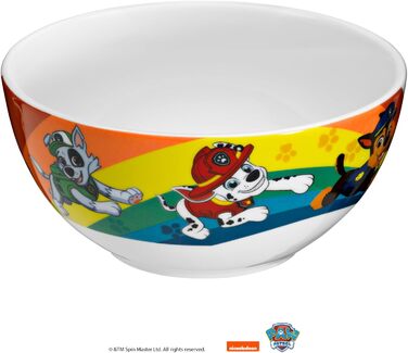 Набір дитячого посуду Paw Patrol WMF 6-ти частинний з нержавіючої сталі, від 3 років, Cromargan, для миття в посудомийній машині