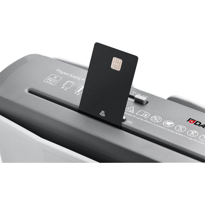 Шредер Dahle PaperSAFE PS 140: Партійний різак, без масла, 12 л, сірий (6 аркушів, P2)