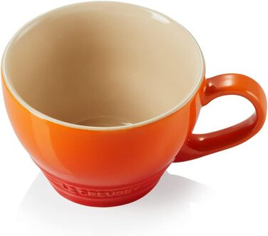 Капучино Tasse Le Creuset, 400 мл, кераміка, Червоний, 70304400900002 Flint