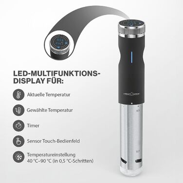 Су-від прилад ProfiCook PC-SV 1159 | WIFI | Чорний | з автоматичними програмами