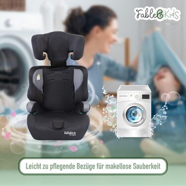 Автокрісло Kinderautositz 9-36 кг з 3-точковим ременем безпеки, регульованою підголівником, ECE R129/03, для дітей 15 місяців - 150 см