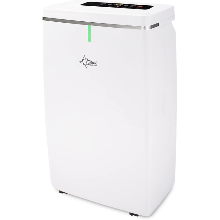 SUNTEC DryFix 20 Lumio: Електричний осушувач повітря для приміщень до 63 м² – 20 л/добу, 3-в-1 (осушувач, очищувач повітря, сушарка для білизни)