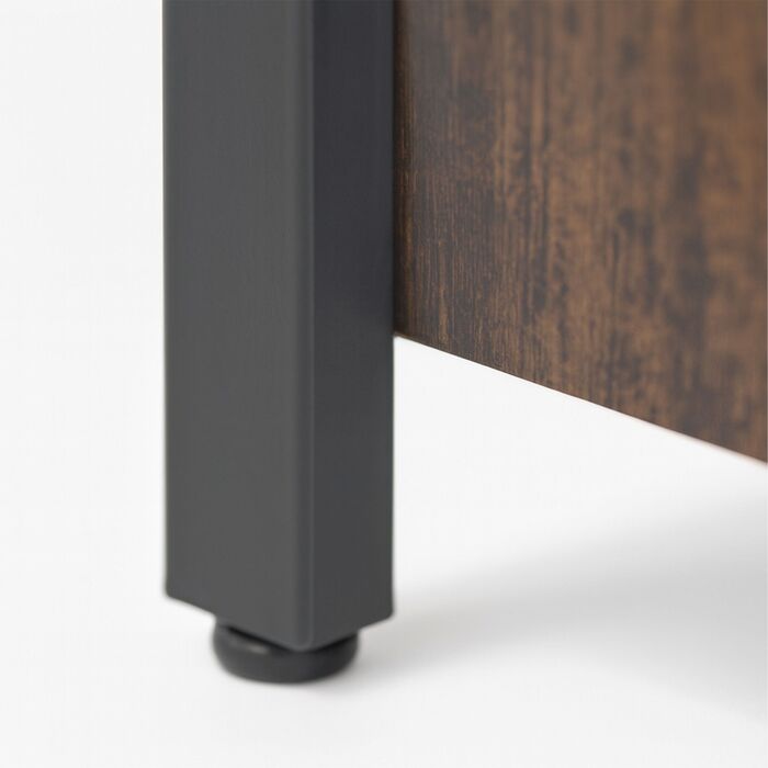 Кухонна шафка Relaxdays з скляними дверцятами