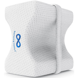 Подушка для ніг Everlasting Comfort - для комфорту в області стегна, спини та коліна. Keilkissen (клиноподібна подушка) для тих, хто спить на боці, з регульованим ремінцем та знімним чохлом