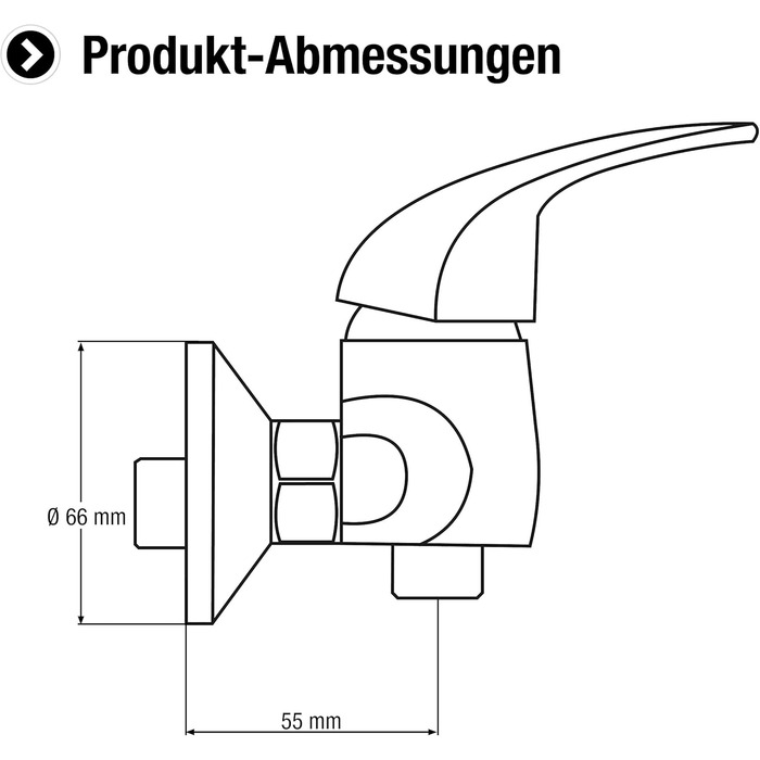 Змішувач для ванни Cornat Piccolo SA841 - латунний корпус, хром, 1/2