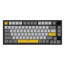 Бездротова механічна клавіатура Ajazz AK820 PRO 75% Flying Fish Switch Black RGB (AK820PRO-FF-BGY)