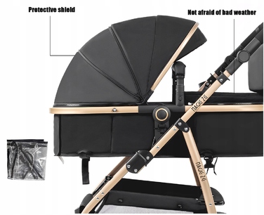 Легкий дитячий візок 3 в 1 Magic ZC, компактна модель