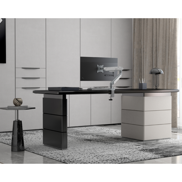 Настільне кріплення для монітора Anda Seat Stealth PRO II 17’’-42’’ White&Gray