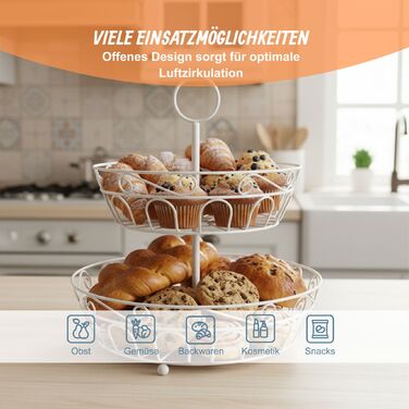 Підставка для квітів Relaxdays з 2 ярусами