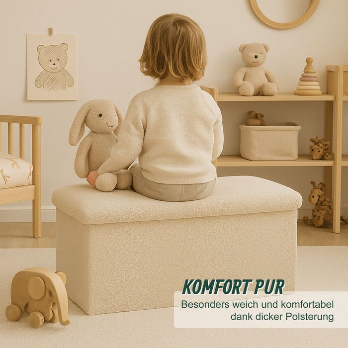 Лавка Relaxdays з місцем для зберігання, 80 літрів