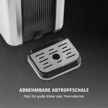 CASO HW 620 - Нагрівач води, 2600W, 40-100°C, 7 режимів подачі, бак 2,5л, економія енергії, функція для дітей, нержавіюча сталь, фільтр для води, нагадування про декальцинацію