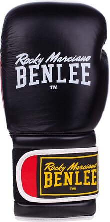 Боксерські рукавички Benlee зі шкіри Sugar Deluxe 10 Чорний / червоний