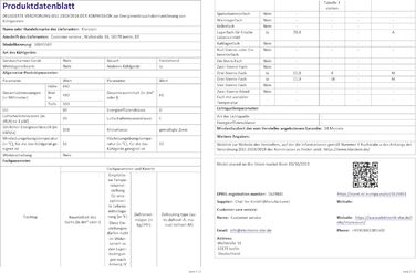 Холодильник Klarstein, міні-холодильник для напоїв, 46л, срібляний, з функцією охолодження до 10°C, для дому, офісу, кемпінгу