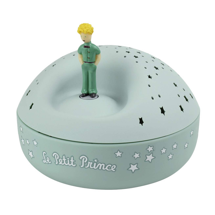 Труссельє - Маленький принц Сент-Екзюпері-нічник-ідеальний подарунок при народженні-Зоряний проектор з музикою-обертається
