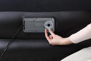 Надувний матрац Bestway Aeroluxe з вбудованим електронасосом, Queensize 203x152x46 см