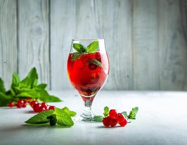 Набір келихів для пива Glasmark KROSNO 1992 Biertulpen 6 шт по 500 мл для Pils, Stout, коктейлів - для посудомийної машини