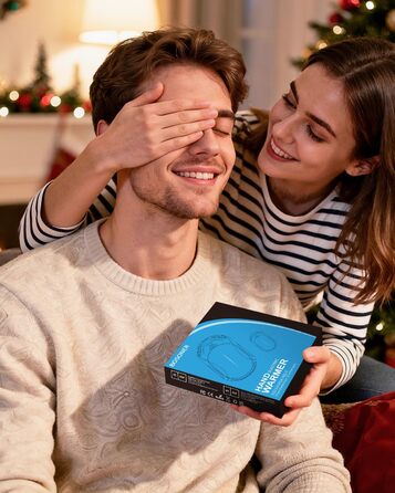 Електричні грілки для рук BOSONER (2 шт) 6000mAh USB, портативні, для чоловіків та жінок, теплий подарунок