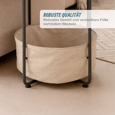 Relaxdays: Приставний столик з кошиком