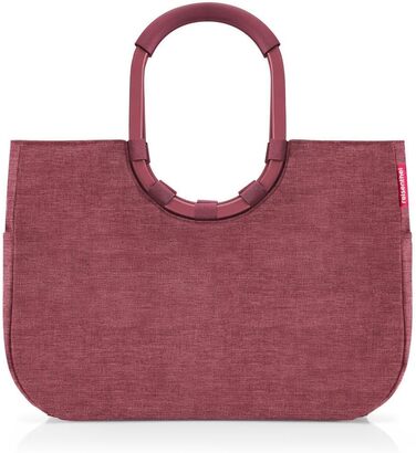 Сумка Reisenthel Loopshopper L – містка та водонепроникна сумка з перероблених PET-пляшок, золото (Twist Maroon)