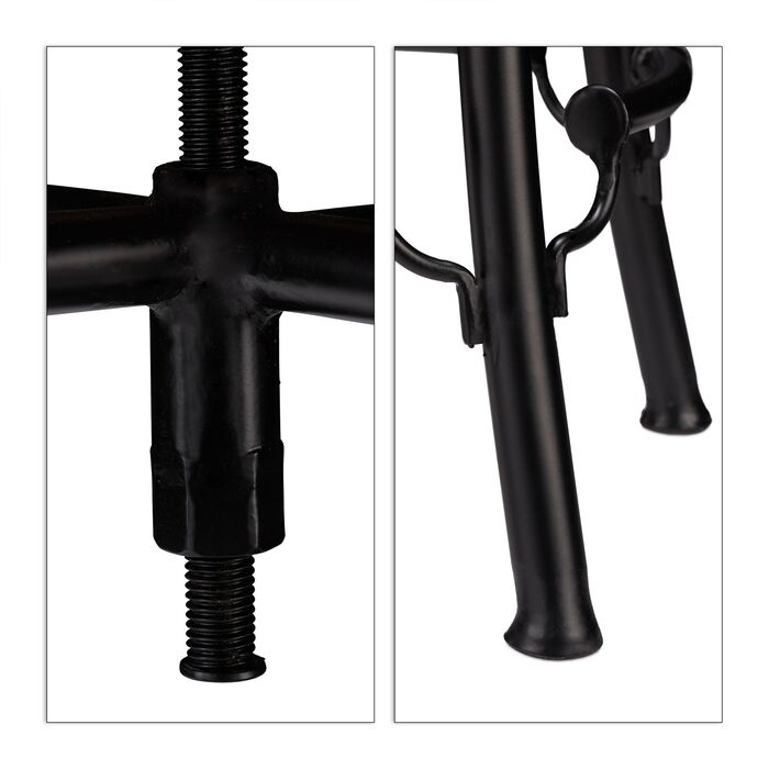 Барний стілець Relaxdays Industrial