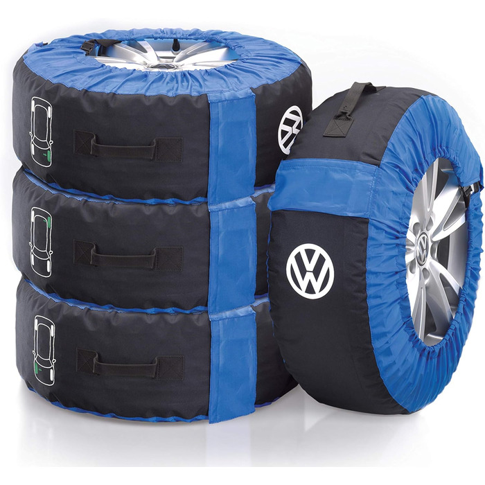 Набір кишень для шин Volkswagen 000073900, чорний