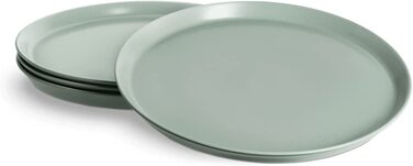 Тарілка SPRINGLANE Ø 27 см, Набір з 2 керамічних страв Sweet Scandi, Біла, безпечна для посудомийної машини, духовки і мікрохвильової печі (антрацит, м'ята, сірий, набір посуду-24 шт.)