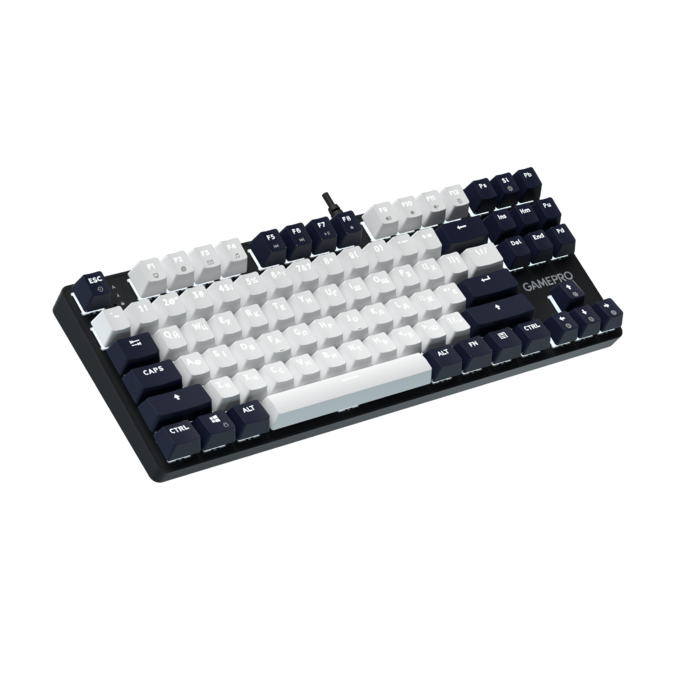 Дротова механічна клавіатура GamePro Genesis Metallic (MK110B) 87% Red switches