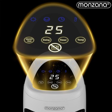 Тепловентилятор MZKH2200 біла кераміка 2000 Вт