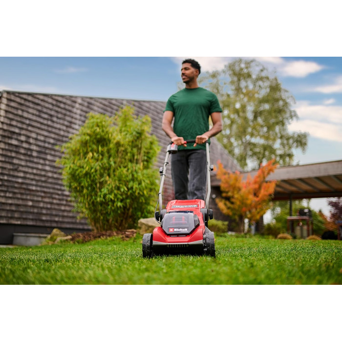 Акумуляторний газонокосарка Einhell City GE-CM 18/30 Li-Solo (18 В, 30 см, Brushless, 25 л, 30-70 мм)